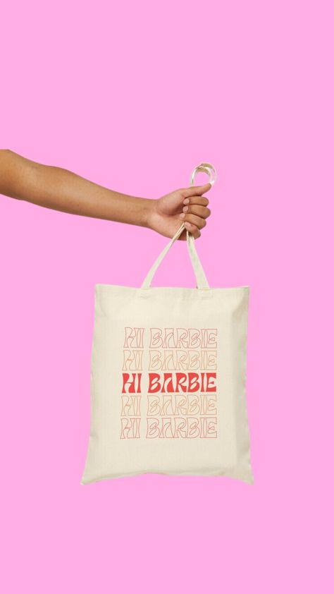 Barbie Tote, 70s Chic, Hi Barbie, Barbie Beach, Groovy 70s, Bag Design, Tote Bag Design, Canvas Tote Bag, Beautiful Dolls