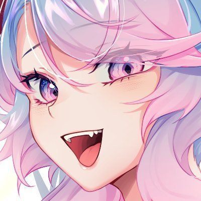 Silvervale Vshojo, Face Icon, Anime Monochrome, Digital Art Anime, Anime Girlxgirl, Anime Oc, Digital Art Girl, Cute Anime Character, Pink Hair