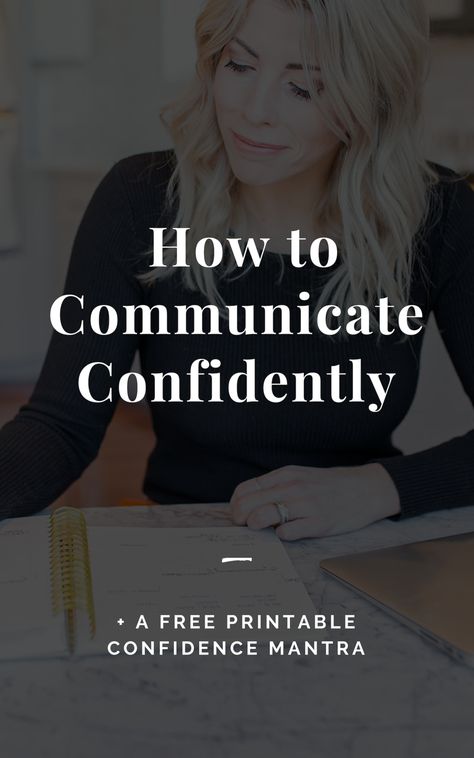 How to Communicate Confidently How To Gain Confidence In Speaking, How To Communicate Better At Work, How To Communicate, Confident Speaking, Womanhood Quotes, Social Confidence, Olive Jeans, Building Self Confidence, Gain Confidence