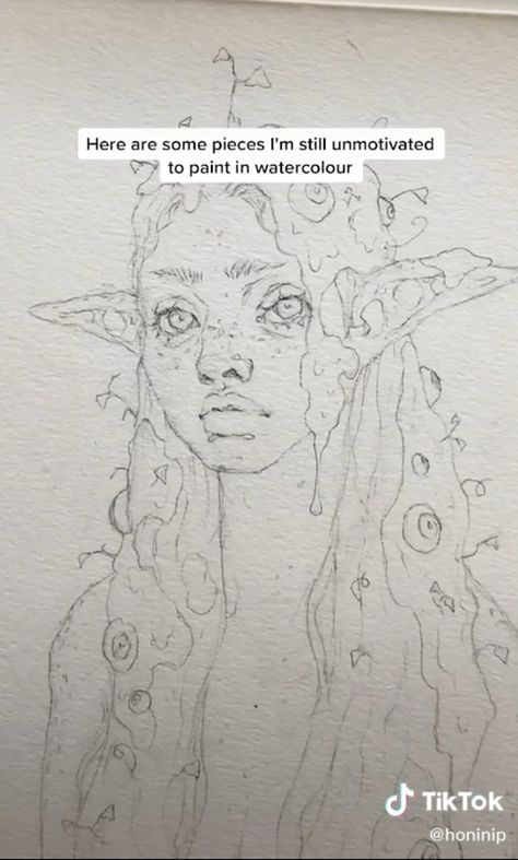 Fairy Side Profile, Goth Drawings, Side Profile Reference, Profile Reference, Graphite Art, Sketchbook Drawings, Indie Art, Swag Art, Art Diary