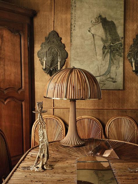 Italian Designer Gabriella Crespi Returns - WSJ Minimalism Living, Gabriella Crespi, Bamboo Decor, Design Blogs, Bamboo Furniture, Dining Room Design, Elle Decor, Interior Design Inspiration, Decor Interior Design