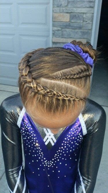 Gymnastics Hair For Practice, Gymnastics Hairstyles For Practice, Gymnastics Hairstyle, Gymnast Hair, Gymnastics Meet Hair, Competition Hair, Gymnastics Hair, Cheer Hair, Sport Hair