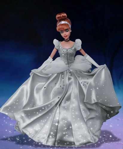 They Call Me Obsessed | Flickr Cinderella Pictures, Cinderella Dress Disney, Cinderella Fairy Godmother, Cinderella Art, Cinderella Doll, Disney Princess Dolls, Silver Gown, Cinderella Dresses, Princesa Disney