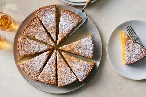 Tender Almond Cake Recipe - NYT Cooking Polenta Cake, Polenta Cakes, Almond Cake Recipe, Almond Paste, Giada De Laurentiis, Almond Cake, Nyt Cooking, Almond Cakes, Italian Desserts