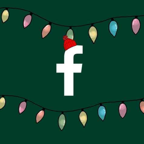 Christmas Facebook Icon, Christmas Photos App Icon, App Widgets, Facebook Icon, Iphone Themes, Widget Ideas, Facebook Icons, Christmas Apps, Christmas Cover