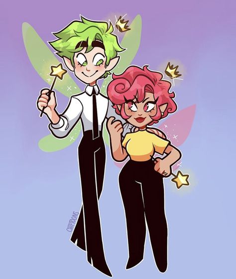 Fairly Odd Parents Oc Base, Cosmo And Wanda Fanart, Peri Fairly Odd Parents, Shezow Fanart, Cosmo Fairly Odd Parents, Cosmo And Wanda, Timmy Turner, Fairly Oddparents, The Fairly Oddparents