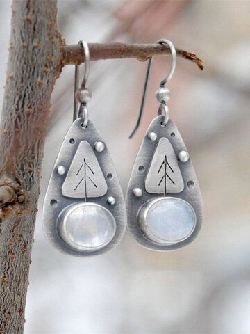 Cheap Earrings, Wedding Earrings Drop, Earrings Inspiration, Party Earrings, Moonstone Earrings, Styl Boho, Moonstone Pendant, Gifts For Nature Lovers, Boho Stil