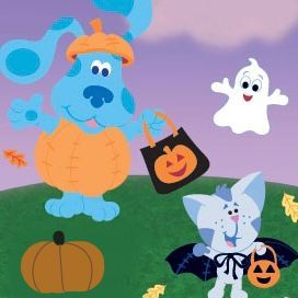 Kid Friendly Halloween, Nostalgic Pictures, Blue's Clues, Blue’s Clues, Blues Clues, 90s Childhood, Halloween Aesthetic, Kid Core, Baby Puppies