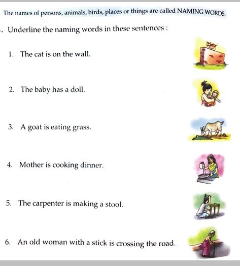 Children will be able to identify the naming words and it will also enhance their reading skills Baby Gender Prediction Chart, Worksheet Grade 2, Gender Prediction Chart, Animals Worksheet, 2nd Grade Grammar, Baby Gender Prediction, Sprinkles Birthday Cake, Gender Prediction, Work Sheet