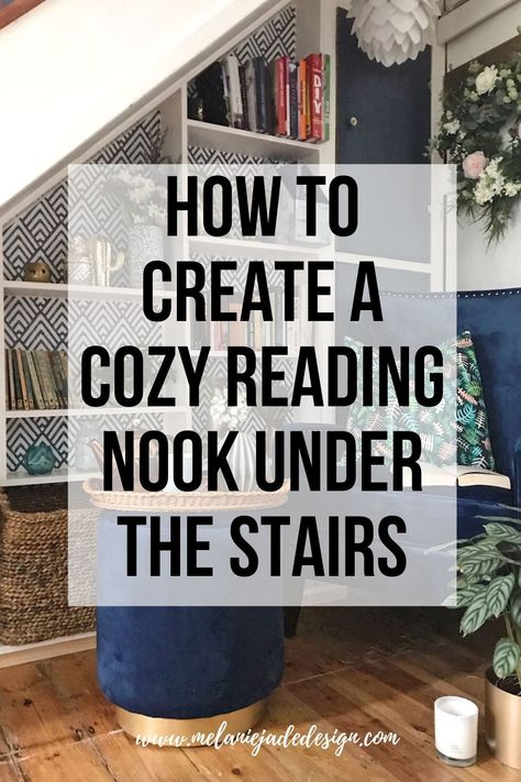 Discover your next favorite hideaway! 📚🏡 Dive into 'How to Create a Cozy Reading Nook Under the Stairs' and learn the secrets to crafting a tranquil, book-filled retreat in an unexpected space. #ReadingNookIdeas #CozyCorners #HomeDesignInspiration Under The Stairs Book Nook, Under The Stairs Reading Nook, Reading Nook Under Stairs, Reading Nook Kids Bedroom, Under Stairs Reading Nook, Attic Decorating Ideas, Nook Under The Stairs, Attic Reading Nook, Entry Nook