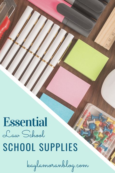 Law Student Essentials, Law School Supplies, Grad School Essentials, Law School Essentials, Grad School Supplies, Highschool Supplies, School Organization Highschool, College Organization Binder, Law School Organization