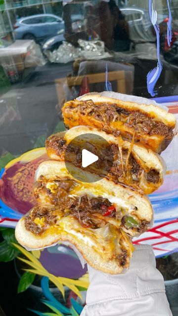 Suz • This Plate NYC on Instagram: "Jamaican oxtail sandwiches in Astoria‼️🥪🇯🇲 It’s SO juicy and flavorful 🤤 Don’t forget to try their crispy empanadas and Jamaican patties🙌 Follow @thisplate.nyc for more food adventures in NYC🌟
.
.
#astoriaeats #astoriafood #jamaicanfood #jamaicanpatties #oxtail #jerkchicken #jerksalmon" Jamaican Patties, Jamaican Oxtail, Jerk Salmon, Jerk Chicken, Jamaican Recipes, Sandwiches, Wonder, On Instagram, Instagram