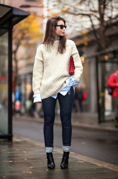 casual chic winter outfit. Casual Chique Stijl, Mode Tips, Style Casual Chic, Beige Outfit, Sweater Outfit, Looks Street Style, Ținută Casual, Alexa Chung, Sweaters And Leggings