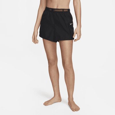 Nike Women's Cargo Cover-Up Swim Shorts. Nike.com Cargo Cover, Webbing Belt, Ripstop Fabric, Women Lifestyle, Women Cargos, Style Change, Mini Shorts, Black Mini, Small Items