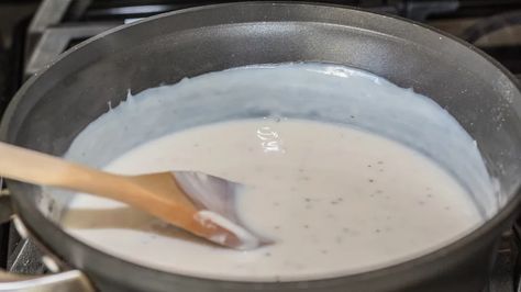 Egg Gravy: The Pantry Staple Sauce For The Richest Breakfasts Eggs And Gravy, Home Made Breakfast Gravy, Egg Gravy Recipe, Easy Giblet Gravy With Egg, Homemade Gravy With Flour And Grease, Mushroom Breakfast Gravy, Gravy From Giblets, Breakfast Gravy, Egg Gravy