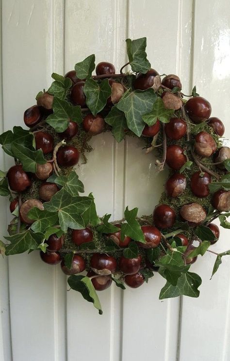 Dekoratívne Vence, Door Wreaths Diy, Dekor Diy, Autumn Decorating, Autumn Crafts, Deco Floral, Rustic Garden Decor, Autumn Wreaths, Christmas Wreaths Diy