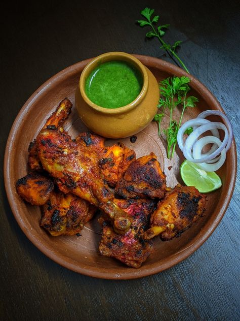 Indian Starter Recipes, Chicken Starters, Tandoori Chicken Recipe, Chicken Tandoori, Starter Recipe, Best Starters, Desi Food, Starters Recipes, Indian Food Recipes Vegetarian