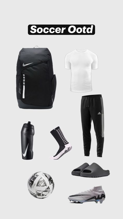 Inspo for soccer equipment and outfits Soccer Outfits For Women, Soccer Practice Outfits, Soccer Girl Outfits, Soccer Fits, Soccer Girls Outfits, Soccer Ideas, Gifts For Teenagers, Soccer Outfit, Soccer Outfits