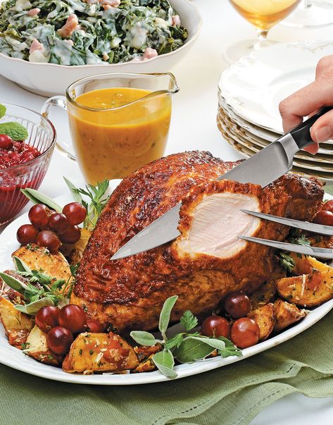 Deep-Fried Turkey Breast with bourbon chowchow Recipe Deep Fried Turkey Breast Recipes, Chowchow Recipe, Deep Fried Turkey Breast, Fried Turkey Breast, Turkey Ribs, Preparing A Turkey, Deep Fried Turkey, Turkey Fryer, Turkey Breast Recipe