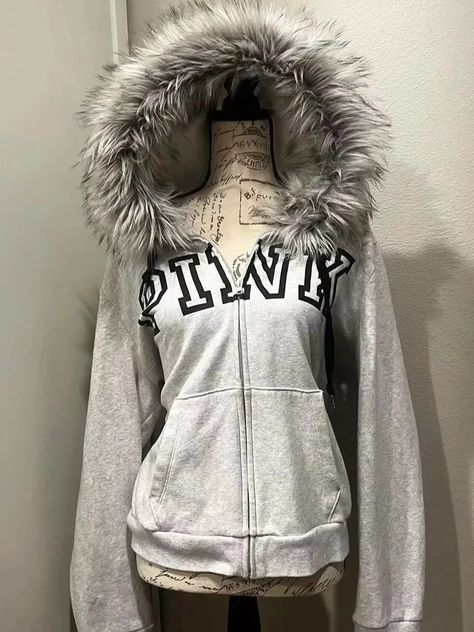 Aonga Womens Thermal Zip Hoodie Y2K Coats Harajuku Gothic Plush Fashion Casual Oversized Hoodie Sweatshirt Casual Zip Jacket