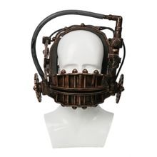 Xcoser SAW Reverse Bear Trap Bronze Soft Resin Mask The Jaw Trap Horror Movie SAW Franchise Trap Halloween Mask Cosplay Props(China) Jill Tuck, Saw Cosplay, Reverse Bear Trap, Saw Traps, Bear Trap, Cosplay Helmet, Retro Punk, Halloween Fancy Dress, Punk Rock Fashion