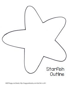 starfish printable template Starfish Crafts For Toddlers, Starfish Art Preschool, Starfish Footprint Craft, Starfish Art For Kids, Sea Animal Art For Toddlers, Ocean Animals Crafts Preschool, Aquarium Craft Preschool, Starfish Craft For Kids, Starfish Template Free Printable