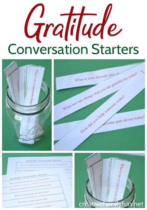 Get your kids started talking about gratitude with these printable Gratitude Conversation Starters that are perfect for family dinner time. Safety Rules For Kids, Conversation Starters For Kids, Gratitude Activities, Rules For Kids, Thanksgiving Activities, Family Night, Activity Days, School Counselor, School Counseling