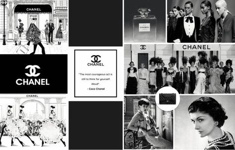 This mood board for Chanel really encapsulates the brand image. It is all black and white and gives off a high end feeling. They included images of the brand logo and some of their iconic moments. There are images of women resembling the iconic founder Gabrielle Coco Chanel. This really does justice for the brand image. https://www.reddit.com/r/somethingimade/comments/gjenyn/i_made_a_moodboard_on_chanel/ Chanel Background, Coco Chanel Wallpaper, Chanel Wallpaper, Social Templates, Iconic Moments, Chanel Brand, Branding Mood Board, Chanel Logo, Brand Image