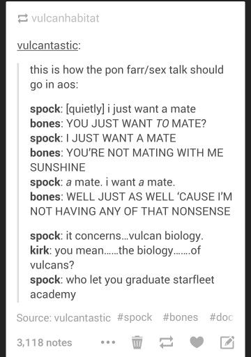 Pon Farr, Vulcan Star Trek, Lightsaber Battle, Space Husbands, Stark Trek, Star Trek Reboot, Star Trek Funny, In Memes, Star Trek Ships