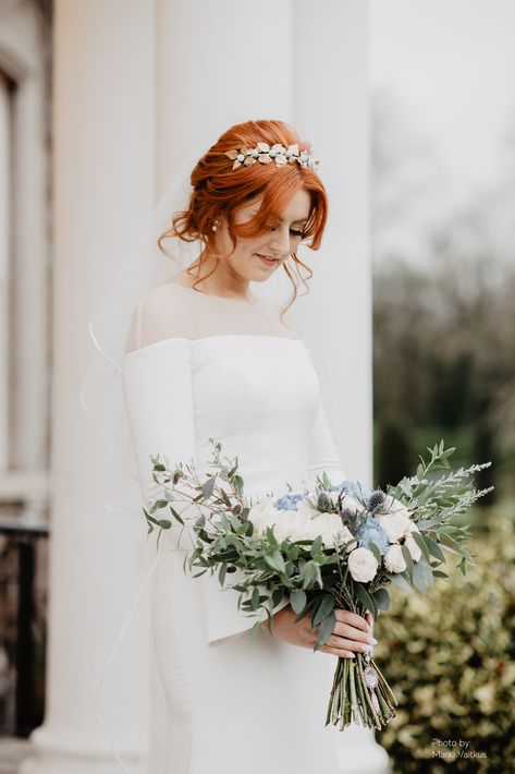 Ginger Bride Hair, Ginger Hair Wedding Hairstyles, Ginger Wedding Hairstyles, Ginger Wedding Hair, Wedding Hairstyles Redhair, Red Headed Bride, Red Hair Wedding Hairstyles, Redhead Brides, Ginger Bride