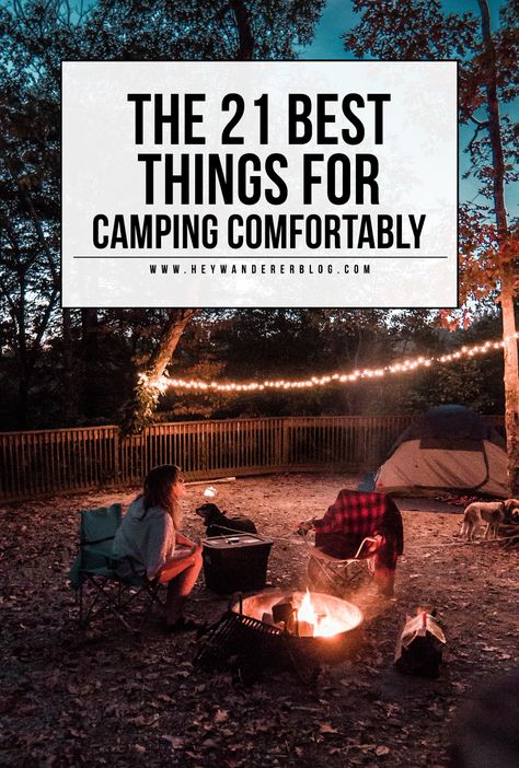 Camping Comfortably, Zelt Camping Hacks, Cosy Camping, What To Take Camping, Camping Things, Zelt Camping, Cozy Camping, Camping Must Haves, Comfortable Camping