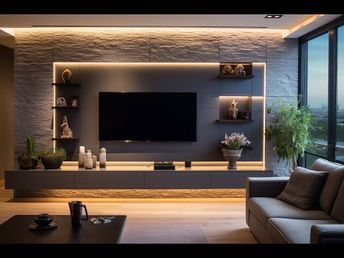 TOP Wall Design Ideas 2023 | TV Wall Unit | Home Decor Inspiration | - YouTube Tv Unit Design Luxury Tv Walls, Top Wall Design, Media Wall Design Modern, Media Wall Design, Tv Wall Design Luxury, Tv Wall Design Modern Luxury, Tv Wall Units, Luxury Tv Wall, Modern Tv Unit Designs