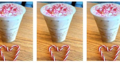 Peppermint Cold Brew Starbucks, Starbucks Secret, Starbucks Menu, Holiday Sprinkles, Starbucks Secret Menu, Starbucks Drinks Recipes, Secret Menu, Festive Treats, Free Coffee