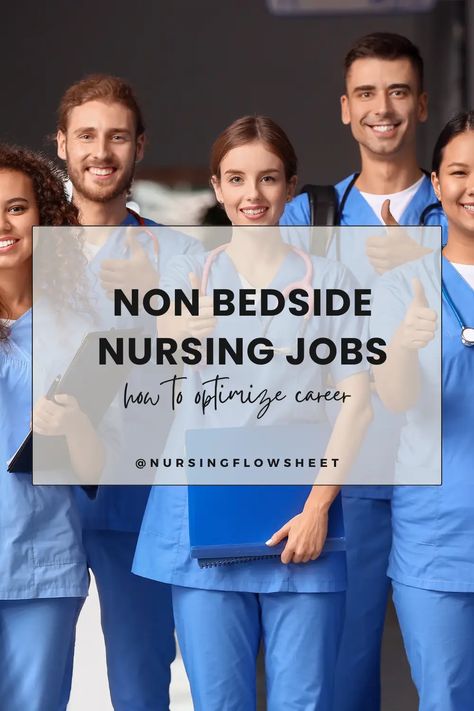 Non-Bedside Nursing Jobs Non Bedside Nursing Jobs, School Study, Nursing Career, Career Tips, Nursing Jobs, School Study Tips, Study Tips, Nursing, How To Find Out