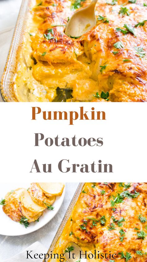 Pumpkin And Potato Recipes, Pumpkin Gratin, Comte Cheese, Fall Meal, Thanksgiving Side Dish, Gluten Free Potatoes, Spiralizer Recipes, Potatoes Au Gratin, Potato Gratin