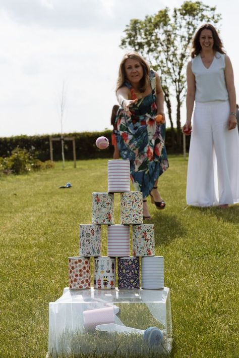 Wedding Yard Games, Tin Can Alley, Lawn Games Wedding, Reception Games, Fest Mad, Garden Wedding Reception, Garden Games, Tipi Wedding, Wedding Activities