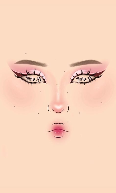 #barbie #inspo #eyeliner #aesthetic #pink #cute #soft #makeup Cute Soft Makeup, Eyeliner Aesthetic, Soft Makeup, Aesthetic Pink, Eyeliner, Makeup, Pink, Make Up