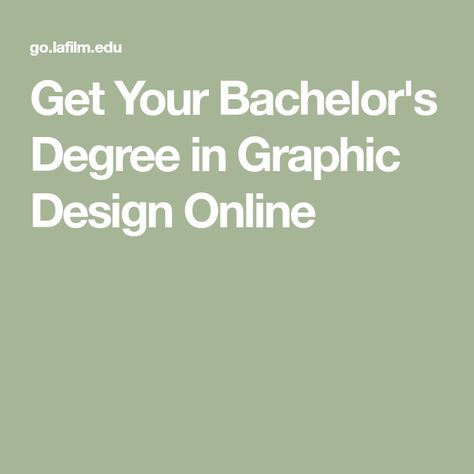 Get Your Bachelor's Degree in Graphic Design Online Film Graphic Design, Los Angeles Film School, Full Sail University, Online Degree Programs, Media Communication, Bachelor's Degree, Graphic Design Programs, Science Degree, Bachelors Degree