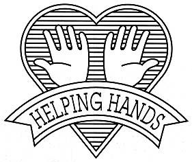 Helping Hands Badge and look, feel, help glasses for lesson on helping others Helping Hands Craft, Primary Activity, Serving God, Sabbath School, Bible Activities For Kids, Hands To Myself, Creation Station, Primary Activities, Church Quotes