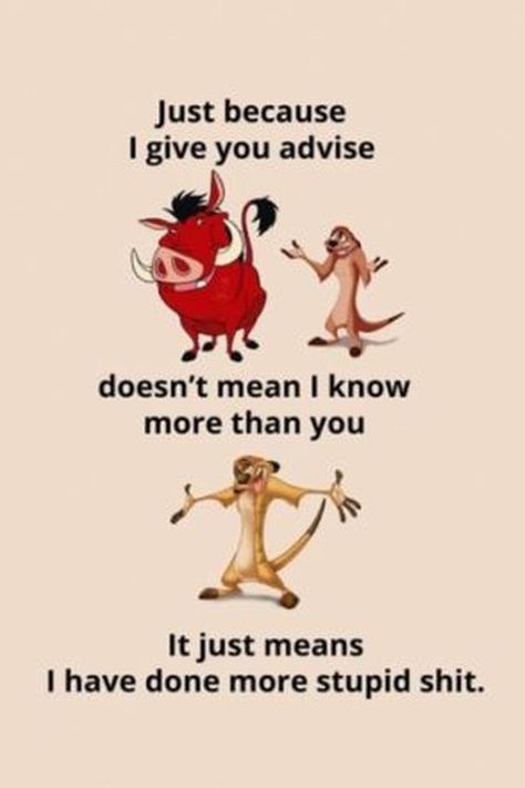 Timon And Pumba Wallpapers, Timon Quotes, Disney Quote Lion King, Pumba And Timon, Disney Quotes Inspirational, Timon And Pumba, Beautiful Disney Quotes, Lion King Quotes, Cute Disney Quotes