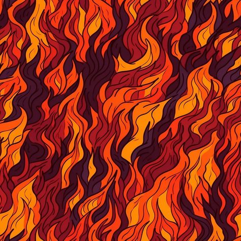 Fire Pattern Drawing, Flame Pattern Design, Flame Background Aesthetic, Fire Patterns Design, Fire Aesthetic Background, Fire Background Drawing, Fire Flames Wallpaper, Fire Element Art, Fire Poster Design