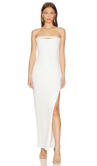 Nouveau Gown in White | White Maxi Dress Maxi White Dress Long White Dress White Fall Dress White | Revolve Clothing (Global) White Fall Dress, Maxi White Dress, White Engagement Dresses, White Dress Fall, Winter Engagement Photos Outfits, White Dress Long, Black Tie Event Dresses, Bride Reception Dresses, White Dress Winter