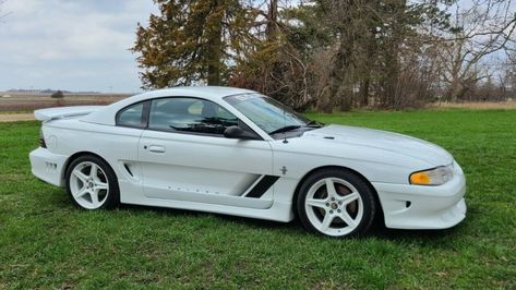 This 1995 Ford Mustang S351 has been upgraded beyond what Saleen offered, and has under 34,000 original miles. #Ford, #Mustang, #Saleen Sn95 Cobra Mustang, Mustang 1995, Ford Mustang Fox Body 1990, Ford Mustang Saleen, Sn95 Mustang, Saleen Mustang, 1971 Ford Mustang Boss 351, 1970 Ford Mustang Boss 302, 1989 Ford Mustang Gt 5.0