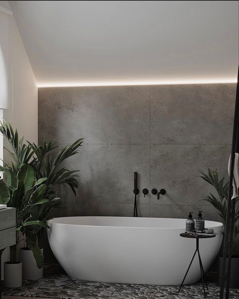 Wc Lighting, Amazing Interior Design, Bathroom Laundry Room, Tub Ideas, Bathroom Spa, Bathroom Design Luxury, Bathroom Inspo, Laundry In Bathroom, Bath Tub