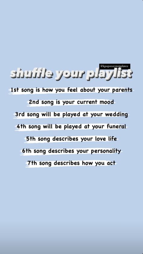 Current Favorites Template, Shuffle Your Playlist, Kpop Games, Describe Your Personality, Best Friend Challenges, Friend Challenges, Current Mood, Describe Yourself, Story Template