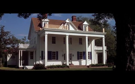 White House Blue Shutters, The Notebook House, Notebook House, Blue Shutters, Famous Houses, Casa Exterior, The Notebook, Filming Locations, My Dream Home