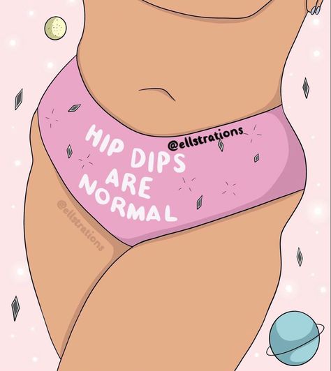 Body Positive Quotes, Body Positivity Art, Hips Dips, Body Acceptance, Meaningful Drawings, Human Decency, Diet Culture, Love My Body, Body Confidence