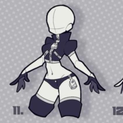 Unknownspy Outfits, Draw Your Oc In This Outfit Challenge, Art Reference Poses Drawing, Reference Poses Drawing, Poses Drawing Reference, Anime Ideas, 2022 Art, Poses Drawing, Body Base Drawing