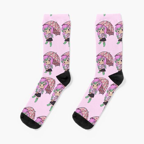 Demon Slayer Mitsuri, Designer Socks, Socks For Sale, Crew Socks, Rubber Rain Boots, Demon Slayer, Stranger Things Fanart, Sell Your Art, Umbrella