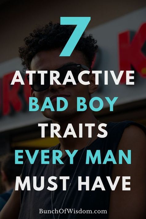 Women love bad boys for their competent and unique qualities that make them stand out from the crowd. Here are seven of these attractive bad boy traits that you learn for a better dating life: #love… Alpha Male Traits, Best Books For Men, Guy Advice, Bad Boy Quotes, Make Him Chase You, Dating Tips For Men, Attract Men, Alpha Male, Every Man